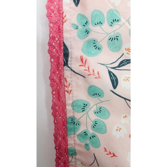 Matilda Jane Floral & Citrus  Double Sided Kids blanket/ Throw  38"x38" - Picture 13 of 13